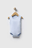 Bebek Basic Ribana Bisiklet Yaka 4'lü Atlet Body %100 Pamuk