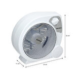 Simtech KM-1721 Masaüstü Vantilatör Beyaz