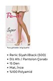 Penti Süper 15 Den Mat İnce Diz Altı Çorap Siyah/Black (500) 3 Çift
