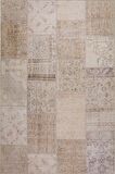 Artloop Patchwork Desenli Jazz Dekoratif Bej Halı AL 15