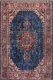 Artloop Vintage Blues Dekoratif Lacivert Halı AL 26