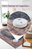 Artloop Vintage Blues Dekoratif Lacivert Halı AL 26