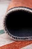 Artloop Funk Şönil Dokuma Pamuk Polyester Renkli Halı AL 397