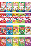 4-6 Yaş 20 Kitap Dikkat Geliştirici Matematik Kodlama ve Çizgi Çalışmaları Seti 