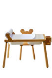Ahşap Duyusal Çocuk Aktivite Masası+1 Sandalye Seti (Rulo Kağıt Hediyeli)