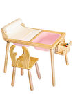 Rulo Aparatlı Duyusal Etkinlik Masası + 1 Sandalye
