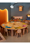 8 Parçalı Üçgen Etkinlik Masası ( 16 Kişilik)