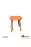 Wood & Joy Doğal Ahşap Renkli Çocuk Tabure (SORBE)