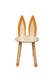 Wood & Joy Doğal Ahşap Renkli Çocuk Sandalye Tilki