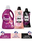 Perwoll Yenileme & Onarım Karma Renkler İçin Sıvı Deterjan 2.7 lt 45 Yıkama & Vernel Max Supreme Romance 1200 ml + Vernel Max Supreme Elegance 1200 ml 