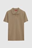 Ds Damat Regular Fit Vizon %100 Pamuk Polo Yaka T-shirt 6HC14ORT51000