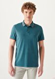 Mavi Yeşil Polo Tişört 065920-30708