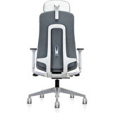 xDrive XD-1012 Fileli Başlıklı Çalışma Koltuğu Gri
