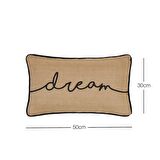 Ocean Home Textile Dream Jüt Kırlent Kılıfı 50 x 30 cm