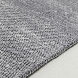 Gri Renk Balıksırtı Şönil Halı Kilim 80 x 150 cm