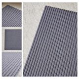 288 gr Kaymaz Tabanlı Gri Renk Kapı Önü Paspası 40 x 60 cm