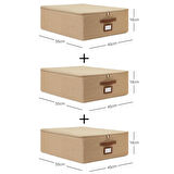 Ocean Home Textile 3'lü Orta Boy Jüt Destekli Hurç Set 45 x 55 x 18 cm