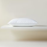 Ocean Home Textile %100 Pamuk Kumaş Kaz Tüyü Konforunda Saten Biyeli 900 Gr Mikrojel Yastık 50 x 70 cm