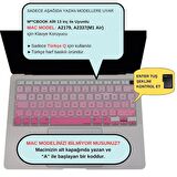 Macbook Air M1 Klavye Koruyucu Kılıf 13 inç Türkçe Q A2179 A2337 ile Uyumlu Gradient