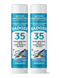 Badger Kokusuz (mavi) Güneş Kremi Stick 2'li Set