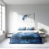 Monohome Martı Hayvan Figürlü Pamuk Saten Çift Kişilik Nevresim Takımı