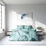 Monohome Baloni 3D Temalı Pamuk Saten Çift Kişilik Nevresim Takımı