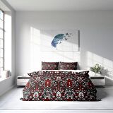 Monohome Damask 3D Temalı Pamuk Saten Çift Kişilik Nevresim Takımı