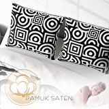 Monohome Geomix Geometrik Pamuk Saten Çift Kişilik Nevresim Takımı