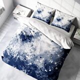 Monohome Stain 3D Temalı Pamuk Saten Çift Kişilik Nevresim Takımı