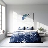 Monohome Stain 3D Temalı Pamuk Saten Çift Kişilik Nevresim Takımı