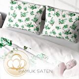 Monohome Bigarden 3D Temalı Pamuk Saten Çift Kişilik Nevresim Takımı