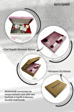 Nevresim Takımı %100 Doğal Pamuk Çift Kişilik 3d Digital Orchid 2