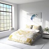 Monohome Osmanlı 1 3D Temalı Pamuk Saten Çift Kişilik Nevresim Takımı