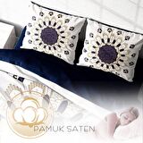 Monohome Osmanlı 3 3D Temalı Pamuk Saten Çift Kişilik Nevresim Takımı
