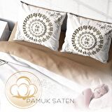 Monohome Osmanlı 9 3D Temalı Pamuk Saten Çift Kişilik Nevresim Takımı