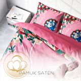 Monohome Woman Day 3D Temalı Pamuk Saten Çift Kişilik Nevresim Takımı
