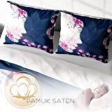 Monohome Woman Day 3D Temalı Pamuk Saten Çift Kişilik Nevresim Takımı