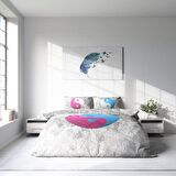 Monohome Ying Yang 3D Temalı Pamuk Saten Çift Kişilik Nevresim Takımı