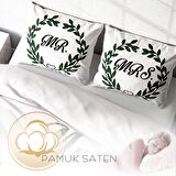 Monohome My Family Aile Temalı Pamuk Saten Çift Kişilik Nevresim Takımı