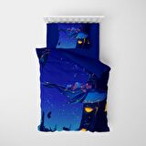 Monohome Sleepy Girl 3D Temalı Pamuk Saten Çocuk Nevresim Takımı
