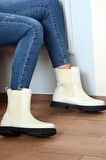 Pembe Potin Rahat Taban Kadın Lastikli Bot&Bootie 020-L1212-22Cilt