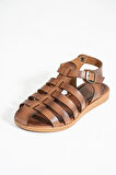 Pembe Potin Rahat Taban Bodrum Kadın Sandalet 51-830-23