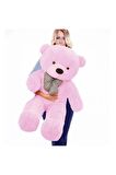 101 Cm Papyonlu Büyük Ayıcık (%100 Yerli) Pembe
