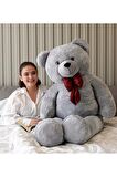 Papyonlu Sevimli Büyük Peluş Ayıcık, 130 Cm - % 100 Yerli