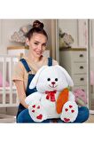 Pandamkee Sevimli 80 Cm Elinde Havuç Tutan Tavşan