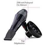 Hairens 3555 2500 W AC Motor Profesyonel Sıcak ve Soğuk Saç Kurutma ve Fön Makinesi