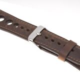 Bouletta Apple Watch Uyumlu Deri Kordon 42-44-45mm ARK G2 Antic Kahve