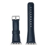 Bouletta Apple Watch Uyumlu Deri Kordon 38-40-41mm SNB Lacivert