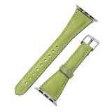 Bouletta Apple Watch Uyumlu Deri Kordon 38-40-41mm Slim G16 Yeşil