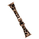 Bouletta Apple Watch Uyumlu Deri Kordon 38-40-41mm Slim Leo1 Leopar